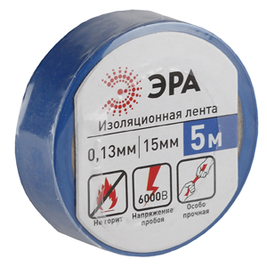 ЭРА ПВХ-изолента 15мм*5м синяя - купить в Севастополе