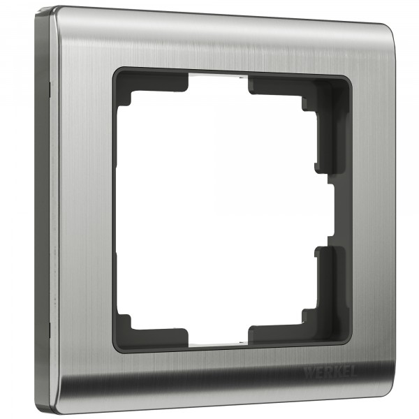 Рамка на 1 пост Werkel WL02-Frame-01 Metallic (глянцевый никель) - купить в Севастополе