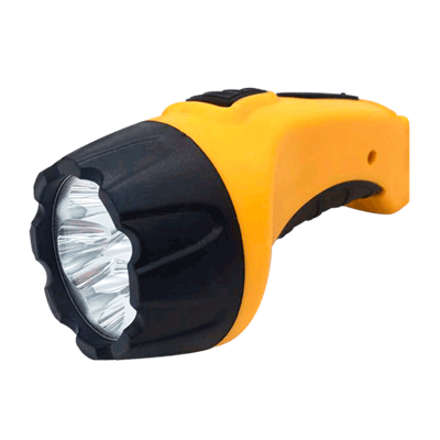 Фонарь ручной аккумуляторный MLA 02 4LED 120Lm 8ч 1 режим, з/у 230В ЧЕРНО-ЖЁЛТЫЙ с гарантией 2 года