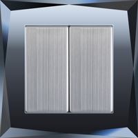 Рамка на 1 пост Werkel WL08-Frame-01 Diamant Черный - купить в Севастополе