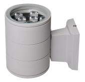 Светильник светодиодный фасадный PWL-145110/24D 1x9w  6500K  GR  230V/50Hz   Jazzway