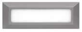 Светильник фасадный для подсветки стен и ступеней PST/W S230080 5w 4000K  GREY IP65 Jazzway