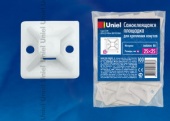 Самоклеющиеся площадки Uniel UCM-S25 White 100 POLYBAG - купить в Севастополе