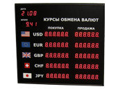 Офисные табло валют 6 разрядов - купить в Севастополе