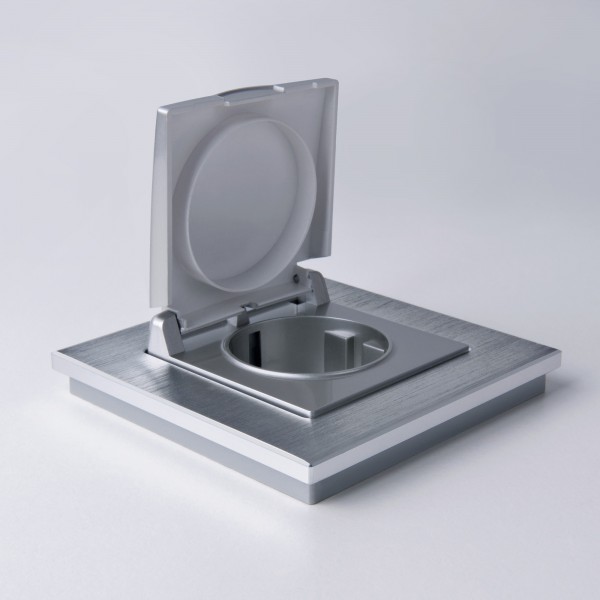 Рамка на 1 пост Werkel WL11-Frame-01 Aluminium (алюминий) - купить в Севастополе