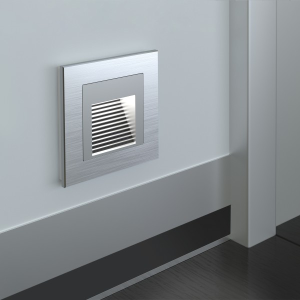 Рамка на 1 пост Werkel WL11-Frame-01 Aluminium (алюминий) - купить в Севастополе