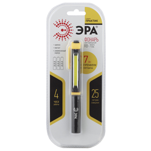 RB-702 Фонарь ЭРА Рабочий серия «Практик» [5Вт COB, 3xAAA, Al корпус, крючок, магнит, бл] с гарантией 