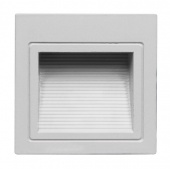 Светильник встраиваемый для подсветки стен и ступеней PWS/R S8484 3w 4000K White IP20 Jazzway